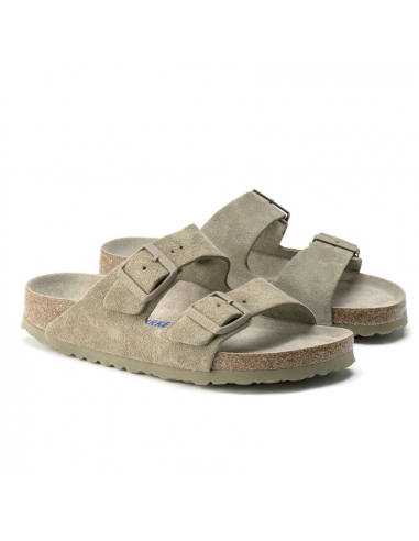 Sandale Femme - Birkenstock Arizona Faded Kaki - 1019088