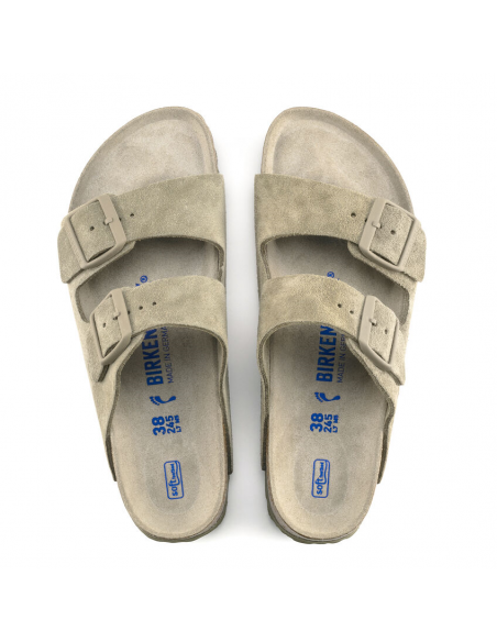 Sandale Femme - Birkenstock Arizona Faded Kaki - 1019088